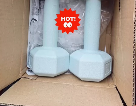 瑜伽馆不开了！清仓几十对女士六角小哑铃1/...