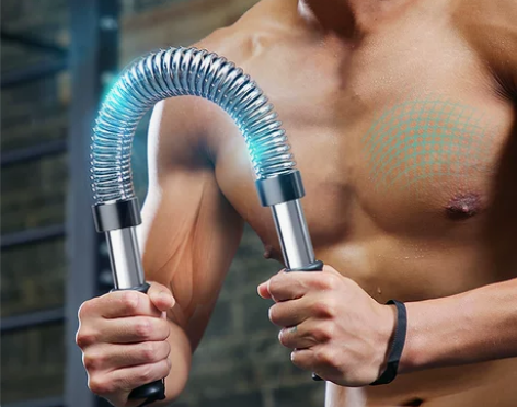 朗威臂力棒臂力器男家用健身练胸肌训练器材臂...