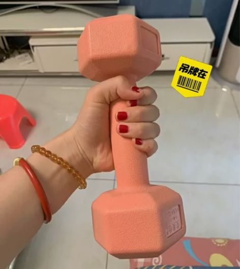 哑铃女生健身器材家用减肥运动女生儿童练臂肌...