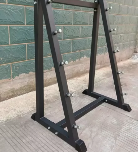 商用固定杠铃套装杠铃架圆头不松动曲杆杠铃健...