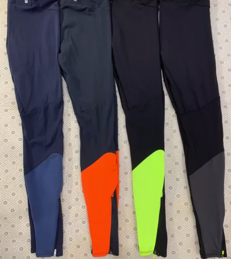 迪卡侬男款加绒压缩裤，速干跑步运动紧身裤健...