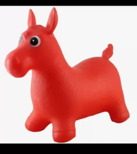 哈哈球摇摇马 儿童户外健身玩具卡通无音乐跳...