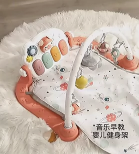 贝易健身架琴，孩子大了不玩了，轻微使用痕迹...