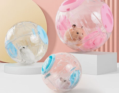 仓鼠跑轮超静音玩具跑球滚轮运动球支架金丝熊...