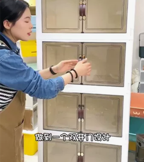 【给钱就卖】清仓包邮！免安装收纳柜家用客厅...