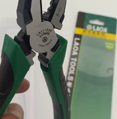 LAOA老A欧式偏心省力钢丝钳9寸228㎜...