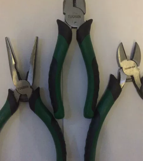 #手动工具#包邮拓森镍铁尖嘴钳钢丝钳6寸多...