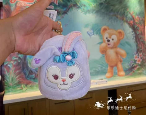 上海迪士尼 星黛露卡通可爱毛绒零钱包挂件 ...