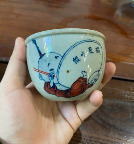 精品好货茶杯酒杯，陈胜波老师手绘独角仙，苏...