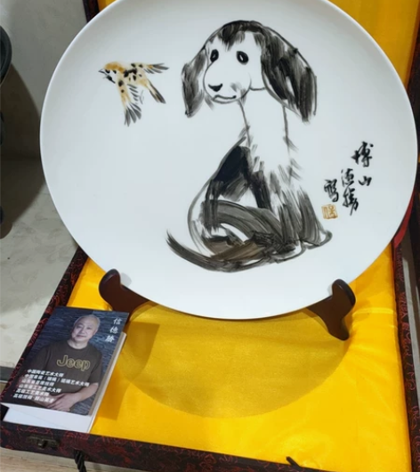 中国琉璃大师，中国陶瓷大师信德胜大师手绘作...