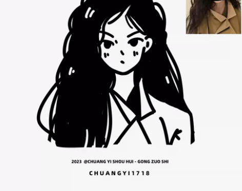 卡通/动漫/插画设计/简笔画 随性风头像 ...