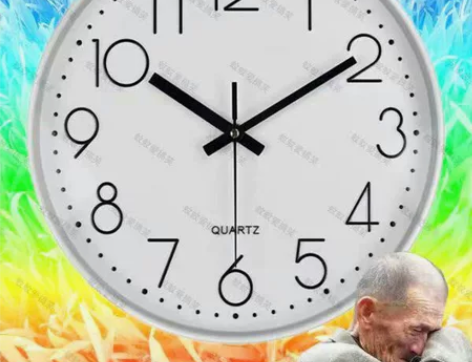 清仓挂钟客厅家用挂墙钟表静音时钟现代简约石...