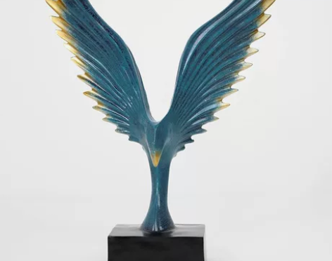 大鹏展翅摆件装饰品 现代家居创意电视柜欧式...