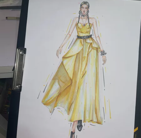 出服装效果图  相中的可以问价 也可以定制...