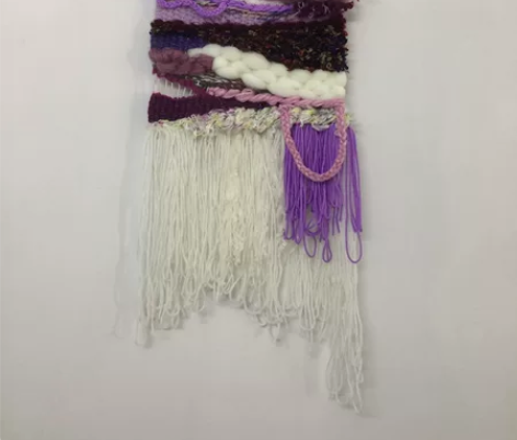 纯手工编织挂毯墙饰 纤维艺术编织 高比林 ...