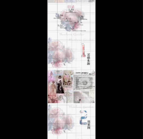 作品集，方案策排版，服装设计作品集，（灵感...