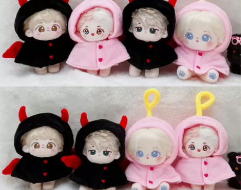 【全新现货包邮】10cm娃衣可爱超萌斗篷小...