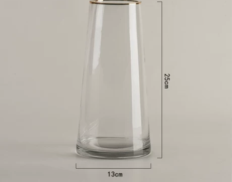 北欧创意简约ins风玻璃小花瓶透明客厅餐桌...