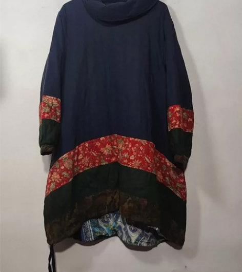 中老年女士薄棉长裙，均码，胸围114，前面...