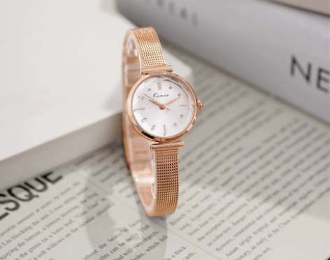 【99价】kimio手表女款学生轻奢小众女...