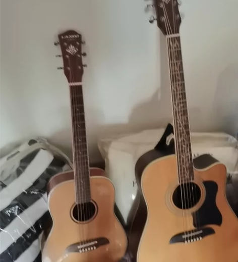 处理闲置41寸和36寸民谣吉他各一把，适合...