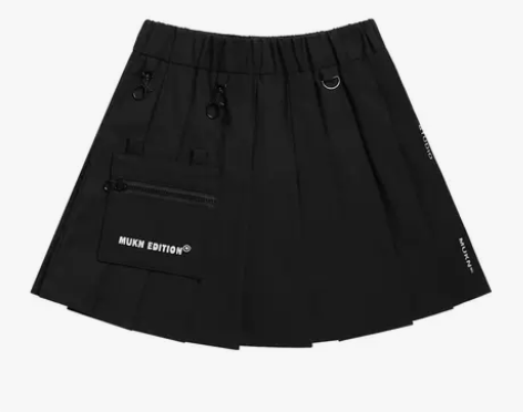 木可木可童装儿童半身裙中大童裙子女童百褶裙...