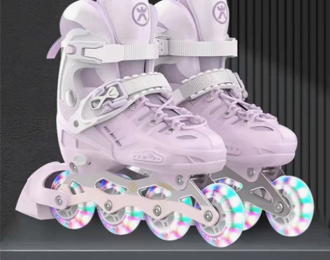 溜冰鞋女童轮滑鞋儿童女孩专业品牌正品旗舰店...