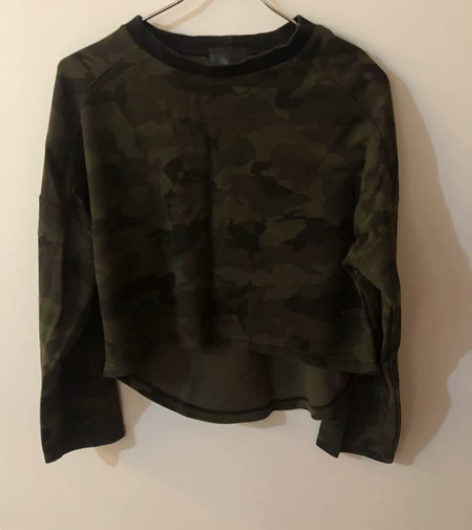 秋季新款外贸女装时尚休闲军绿迷彩迷彩两件套...