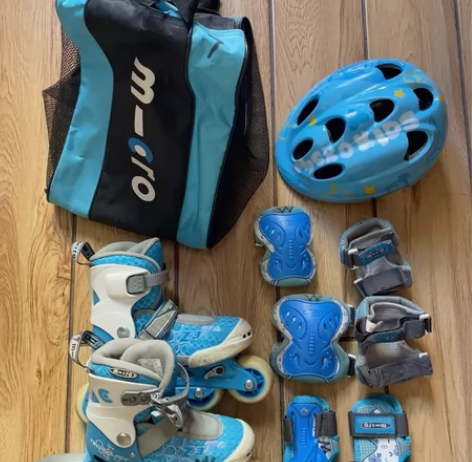 轮滑鞋旱冰鞋瑞士micro迈古轮滑鞋 儿童...