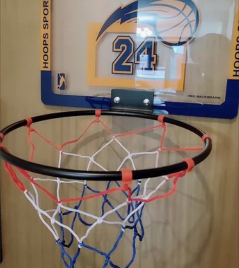 可折叠篮球框 投篮篮球架 挂墙式儿童篮筐挂...