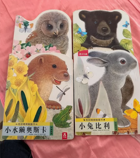 小兔比利系列触摸书45元，正常使用痕迹，无...