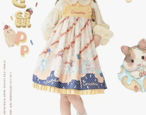 猫芮可仓鼠屁屁现货猫罐头Lolita原创可...