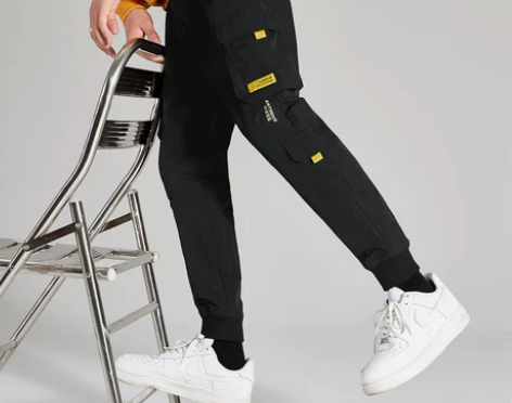 衣品天成秋季新款休闲裤国潮韩版运动宽松国潮...