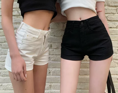 牛仔裤女高腰显瘦黑色直筒裤子2022夏季新...