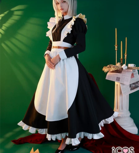 【出租】icos凯尔希女仆cos服装女co...