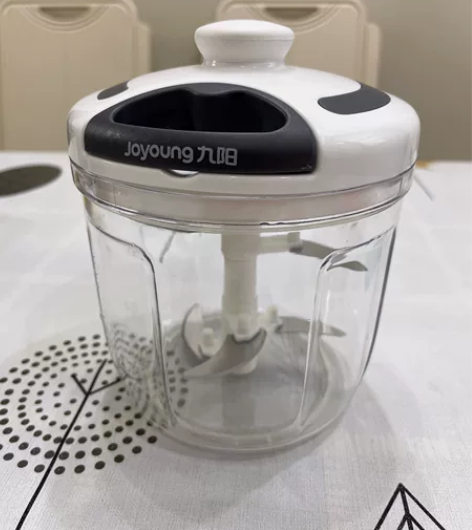 9.9新九阳手动压蒜器 仅试用1次，我妈不...