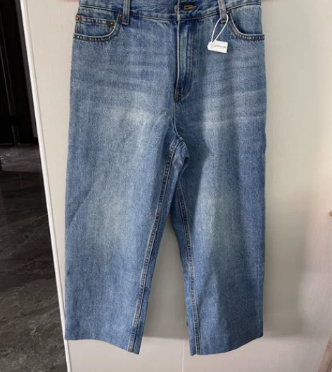 amyy studios 七分牛仔裤 xs...