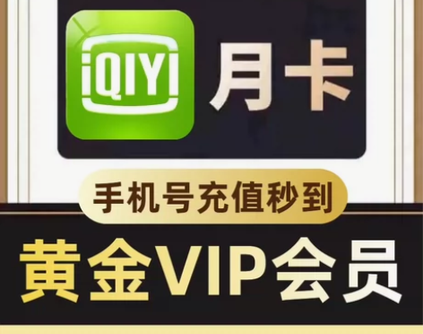 【正规充值不接码】爱奇艺会员黄金vip视频...