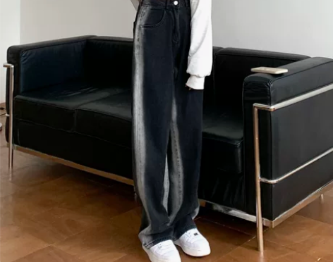 ?适合胯大腿粗修容牛仔裤女大码女装胖妹妹m...