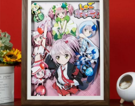 守护甜心3D立体工艺画客厅卧室玄关装饰画挂...