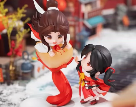 天官赐福谢怜三郎千灯映阙Q版手办动漫周边正...