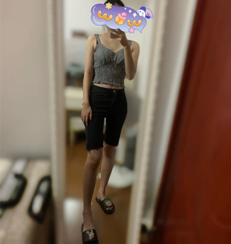 包邮！ulzzang格子吊带背心女外穿潮蹦...