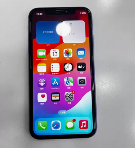 苹果11 ，128G紫色国行，换原装屏幕和...
