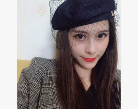 秋冬新款牛仔网纱字母蓓蕾帽法式优雅百搭复古...