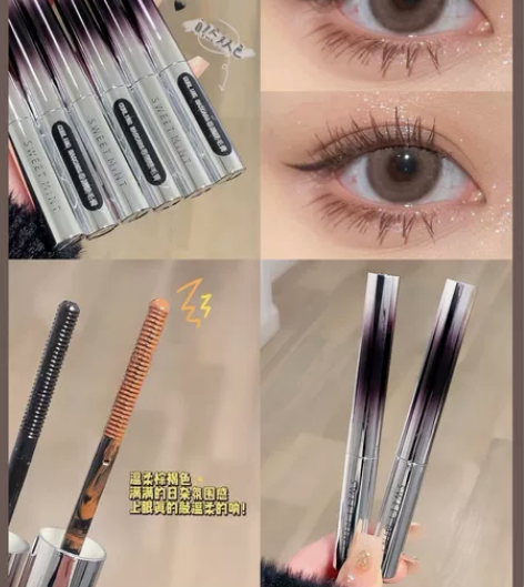 刷出太阳花!小钢棒睫毛膏纤长卷翘防水防汗持...