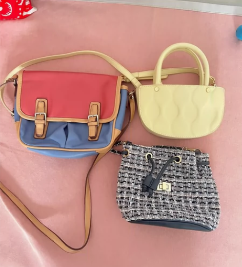 3个包包一起出包邮 单肩手提斜挎小香风 很...