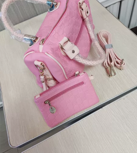 女包2022新款子母包四件套女士包包韩版潮...