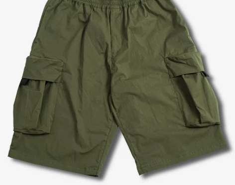 NORELIGION休闲工装短裤男宽松潮牌...