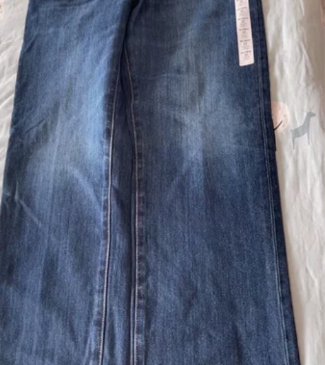 优衣库男款经典直筒牛仔裤 全新 175/8...