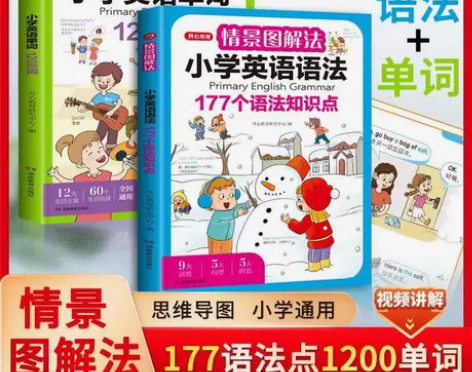 开心教育情景图解法小学英语语法知识大全 小...